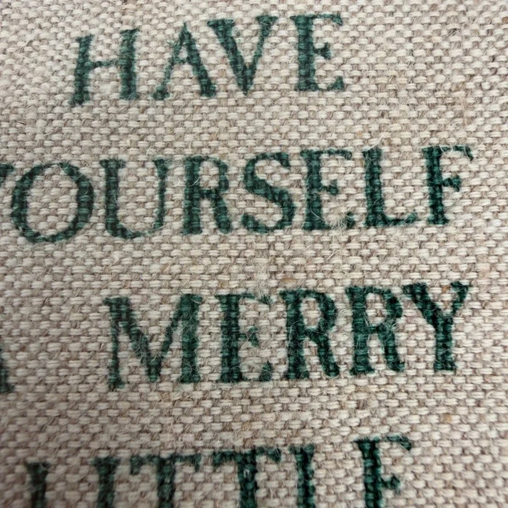 Christmas Potholders Set of 2 Holiday Baking Kitchen Decor Green Red Festive